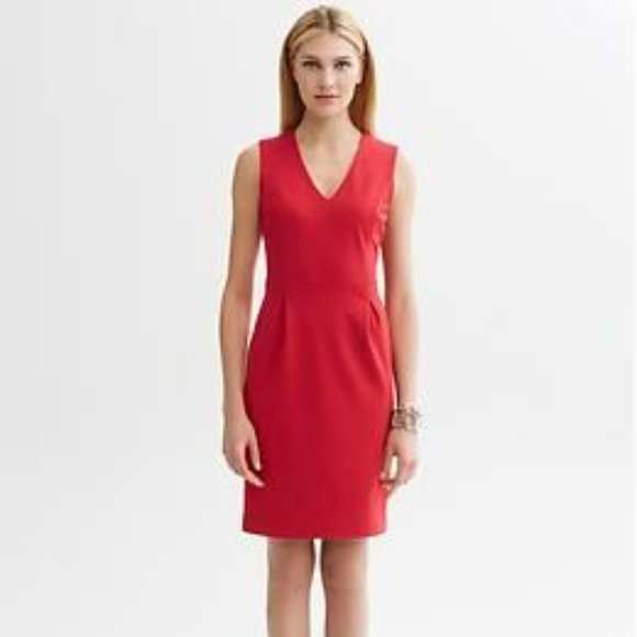 Banana Republic red dress - Picture 1 of 5